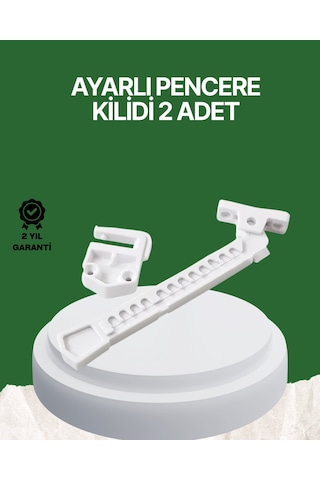Çocuk Ve Evcil Hayvanlar İçin Pencere Emniyet Kilidi 2 Adet Standart