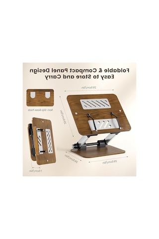 Açısı Ayarlanabilir Tablet Ve Kitap Okuma Standı, Katlanabilir