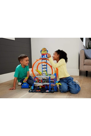 Hot Wheels Cıty Mega Loop Garage Jbm74
