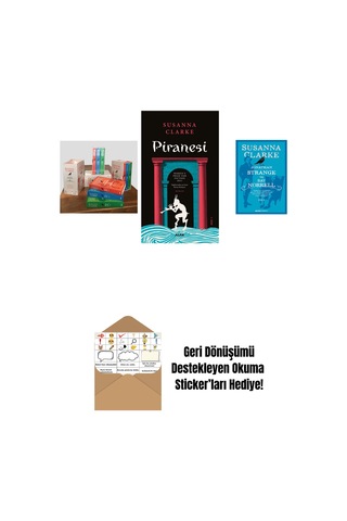 Jonathan Strange Ve Bay Norrell - 3 Kitap Takım Kutulu Set + Piranesi + Jonathan Strange Ve Bay Norrell - 2 + Okuma Sticker'ları