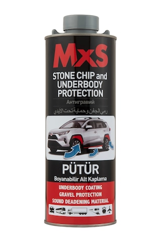 Mxs Gri Pütür Boyanabilir Alt Kaplama 1 Kg - Boyanabilir Araç Altı Koruma