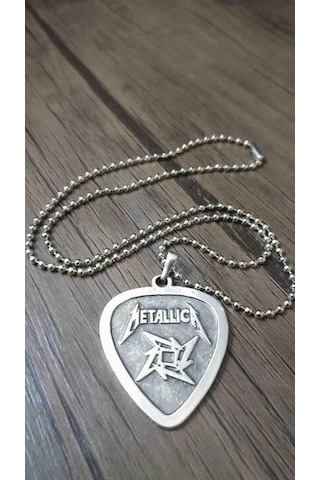 Metallica Kolye (Model 2) Beyaz