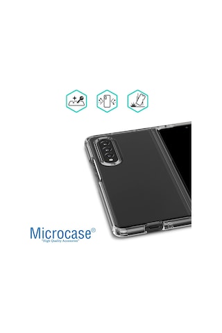 Samsung Uyumlu Galaxy Z Fold4 Sert Kristal Kapak Kilif - Seffaf Al3155 561023173