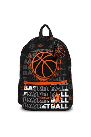 Minosso Basketbol Desenli Erkek Çocuk İlkokul Sırt Çantası 1010 Çok Renkli