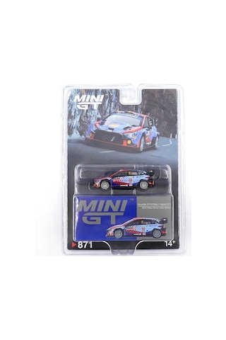 Mini Gt 871 1/64 Hyundai İ20 N Rally1 Hybrid 2024 Rallye Monte-carlo Winner - Blister Paket Mgt00871-bl