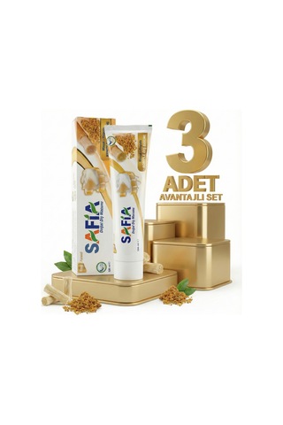Safia Diş Macunu Misvak Ve Propolis 3x100 Ml
