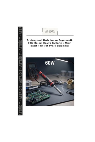 Profesyonel Hızlı Isınan Ergonomik 60w Kalem Havya Kullanışlı Ürün Basit Tamirat Proje Ekipmanı