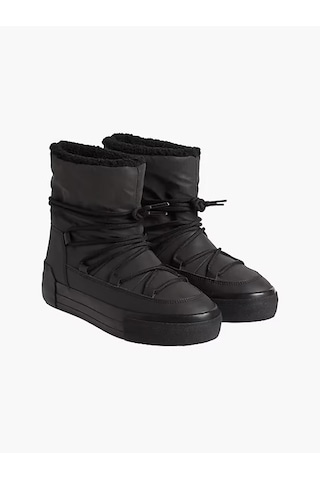 Calvin Klein Vulc Flatform Bold Snow Kadın Kar Botu Yw0yw00820 091 Sıyah