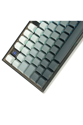 Gameraider Force87 Black Gray Gradient Jixian Red Switch Hotswap Rgb Kablosuz Türkçe Mekanik Gaming Klavye