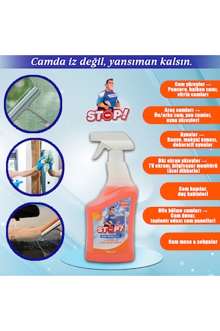 Stop Forte Cam Temizleyici 750 Ml Sprey