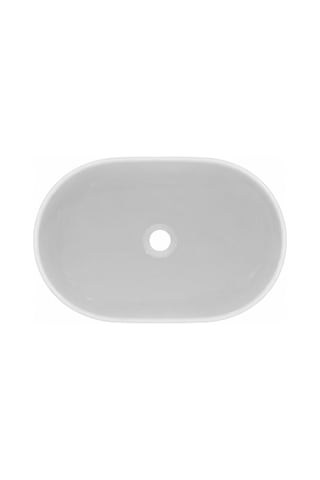 Tezgah Üstü Oval Çanak Lavabo 55 Cm T573201 Beyaz