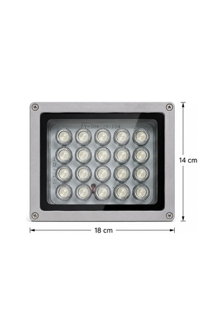 20w Led Bitki Yetiştirme Projektörü Grow Light Uv Lamba 10 Lensli - 180 140 Mm