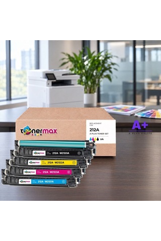 Hp 212a Cmyk Uyumlu Toner Seti A Plus / Color Laserjet Enterprise M554 / M555 / Mfp M578 / W2120a / W2121a / W2122a / W2123a