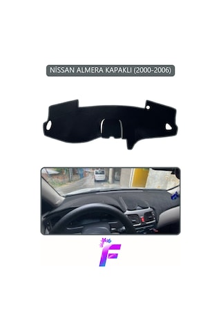 Nissan Almera Kapaklı 2000-2006 Torpido Örtüsü Güneş Ve Yansımaya Karşı Kalkan H56 Gri