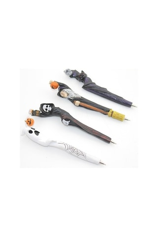 Polyester Tükenmez Kalem Cadılar Bayramı Temalı - 9088228743078del