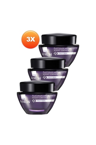 Avon Anew Platinum Lift & Tighten Gece Kremi 3 x 50 ML