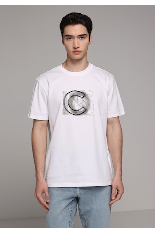 Colin's Colins Regular Fit Yuvarlak Yaka Düz Erkek Beyaz Kısa Kol Tişört Cl1081617 Q1.v2 Ofw