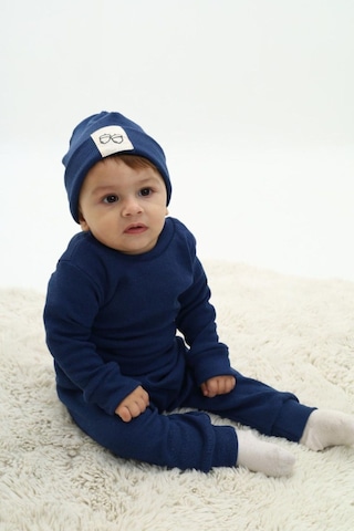 My Kids Wear Fitilli Unisex Bebek - Çocuk Üçlü Takım Krem - Turkuaz