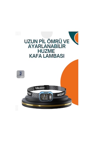 Type C Şarjlı Led Kafa Lambası Güç Göstergeli 53 Modlu