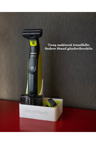 Tıraş Makinesi Standı Beyaz Renk. Philips Oneblade Qp2520 Modeli İle Uyumludur. Tıraş Makinesi Ve Aparatlar Dahil Değildir.