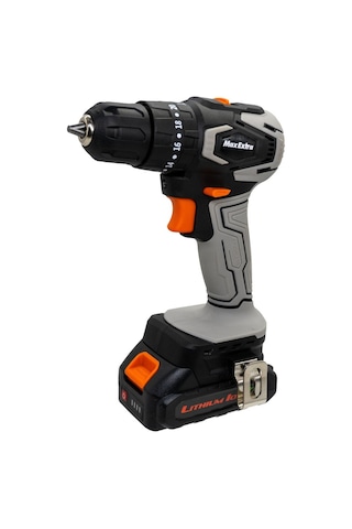 Max Extra MX1830 20 V 1.5 Ah Çift Akülü Darbeli Matkap