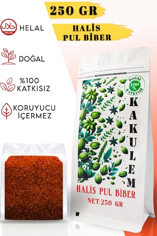 Kakulem Güneşte Kurutulmuş Orta Acı Pul Biber 250 G