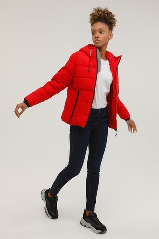 Lumberjack W-sn31 Apreskı Coat 2pr Kırmızı Kadın Kısa Kaban 000000000101165594 Kırmızı