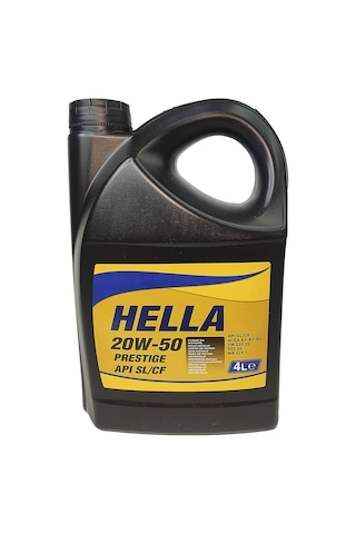 Hella Prestige API SL/CF 20W-50 Motor Yağı 4 L