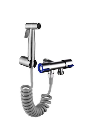 Dinosaurs 2 M. Paslanmaz Çelik Tuvalet Musluk Seti - Gümüş04 Altın