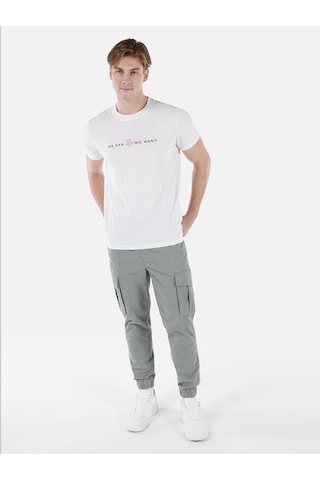 Colin's Colins Beyaz Erkek Tshirt K.Kol Cl1062935 Q1.V2 Ofw Beyaz
