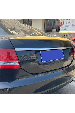 Audi A6 C6 Bagaj Üstü Spoiler Parlak Siyah Spoyler Plastik İthal 2005-2011