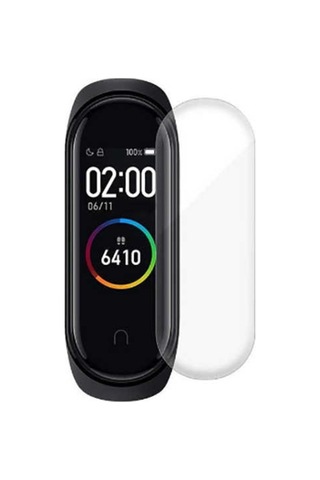 Xiaomi Mi Band 5 6 Full Ekran Nano Saat Koruyucu Narr Tpu-Renksiz