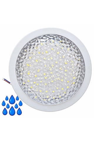 Pırlanta Dış Mekan 3 Renk Ayarlı Sıva Üstü Led Armatür 25 Watt Beyaz Çok Renkli