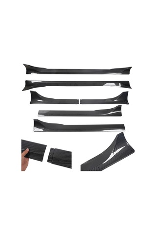 Red Lion Parts Tesla Model Y Juniper 2025+ Uyumlu Yan Maşpiyer Seti Parlak Carbon Fiber Görünüm