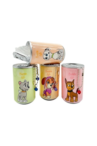 New-max Aksesuarlı Islak Mendil 4'lü Paket Toplam 96 Yaprak 24 4 Sevimli Köpek Desenli