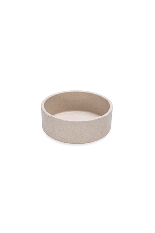 Beeztees Dbl Köpek Mama Su Kabı, Bambu, Bej, 12cm, 300ml