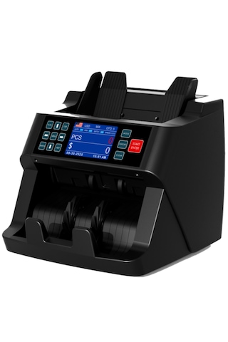 Mixpro 130 Profesyonel Üstten Beslemeli 9 Ülke Karışık Sayım Para Sayma Makinesi Çift Cıs Sensörlü