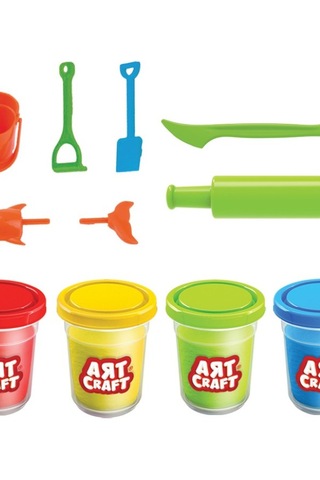 Art Craft Oyun Hamur Sepeti Kumsal Çok Renkli