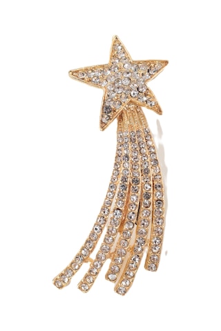 Gold Kayan Yıldız Broş. Yaka İğnesi Broş. Taşlı Broş. Gold Broş. Kadın Broş. Erkek Broş. Yıldız Broş Kırmızı