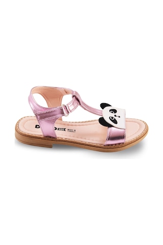 Denokids Panda Kız Sandalet Pembe