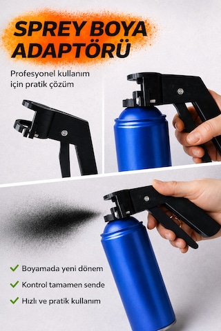 Sprey Boya Adaptörü Siyah