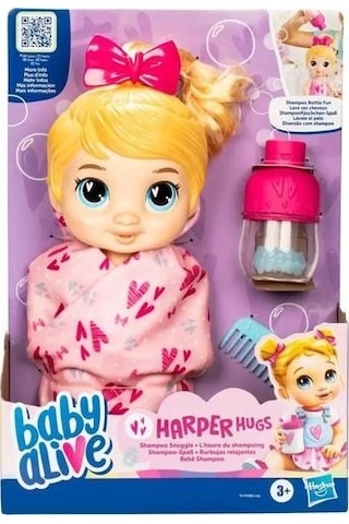 Baby Alive Bebeğimle Şampuan Eğlencesi F8853 F9119 Lisanslı Ürün
