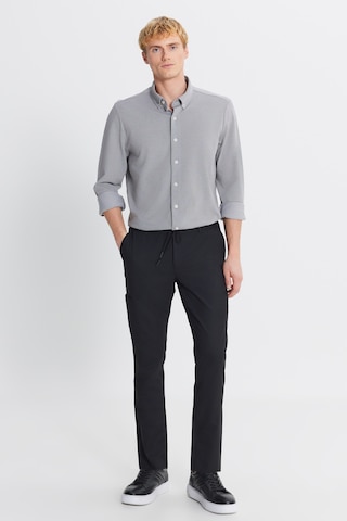 Altınyıldız Classıcs Erkek Sıyah Yünlü Slim Fit Dar Kesim Esnek Takım Elbise Pantolonu Siyah