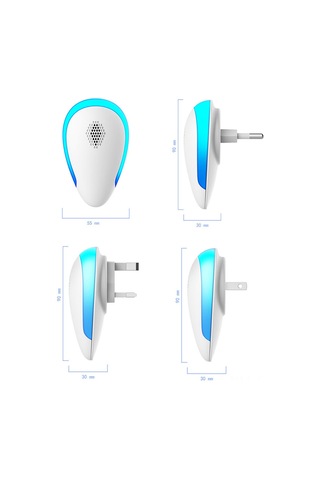 Geeroyoo Ev İçin Ultrasonik Sinek, Fare Ve Haşere Kovucu Cihazı - İngiliz Standartlı Dayanıklı Malzeme İle Evinizi Konforlu Hale Getirin
