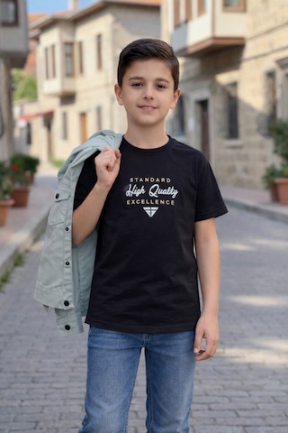 Pina Kids Erkek Çocuk Çıtçıtlı Gömlek Tişört Üst Takım Mint Yeşili