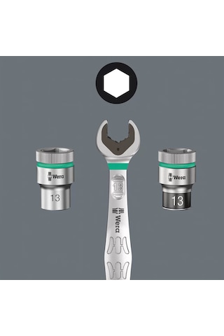Wera 8790 Hmb Zyklop Lokma, 3/8" Soketli, 18 X 30 Mm