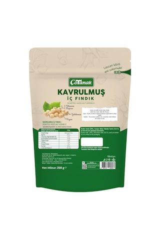 Çotanak Kavrulmuş İç Fındık 250 G
