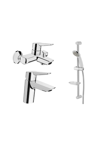 Artema Solid S Banyo Batarya + Solo C Sürgülü El Duş Seti