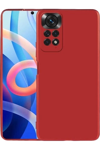 Xiaomi Redmi Note 12 Pro 4g Kılıf Zore Premier Silikon Kapak Kırmızı