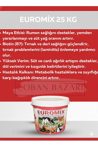 Royal I Laç Euromi X 25 Kg Kova